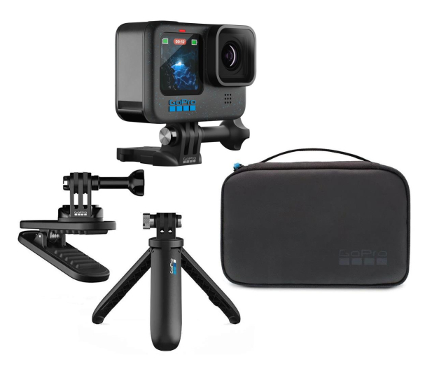 GoPro HERO12 Black + Travel Kit - 1230743 - zdjęcie